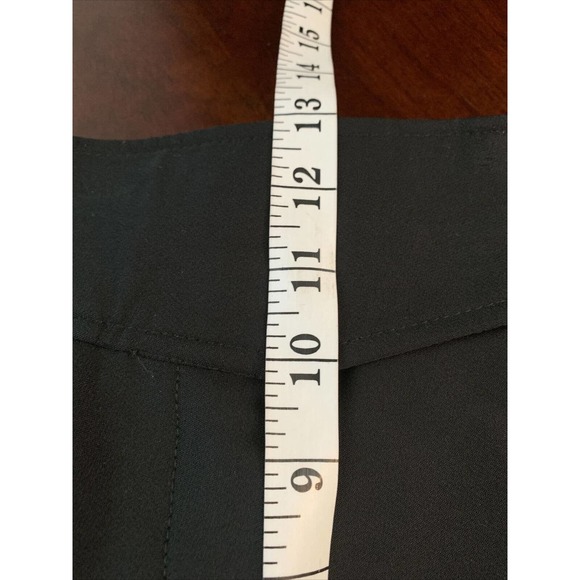 Vintage Profile Womens Ski Snow Pants Size 10 Reg Black Stirrup Zipper Pocket - Picture 7 of 8